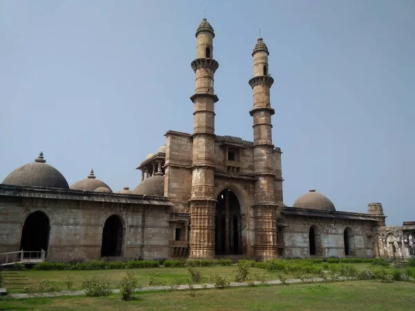 Jami Masjid Unesco Zou Erfgoed Site Van Pavagadh Champaner Gujarat — Stockfoto