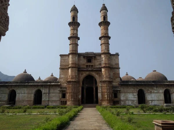Mezquita Jami Pavagadh Champaner Gujarat Imagen de stock
