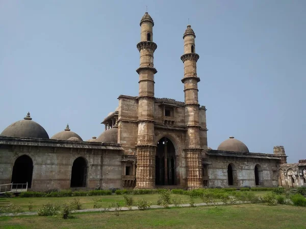 Jami Masjid Unesco Zou Erfgoed Site Van Pavagadh Champaner Gujarat — Stockfoto