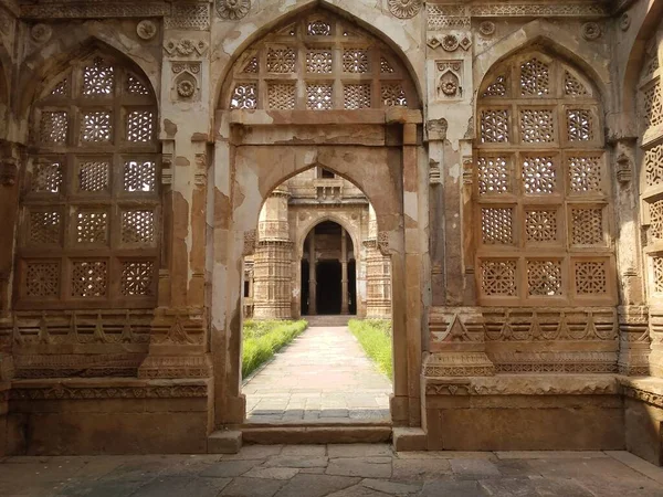 Jami Masjid Unesco Patrimônio Local Pavagadh Champaner Gujarat Índia — Fotografia de Stock