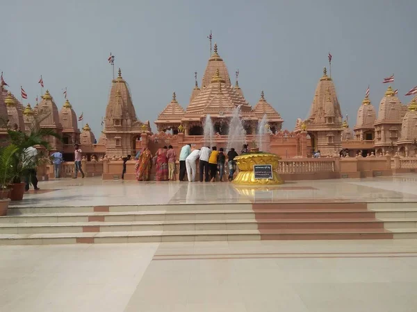 Swaminarayan Tempel Nilakhanth Dhan Poicha Gujarat Indien — Stockfoto