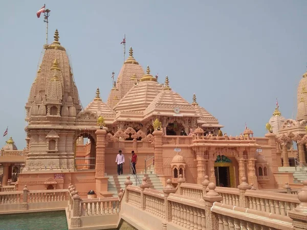 Swaminarayan Tempel Nilakhanth Dhan Poicha Gujarat India — Stockfoto