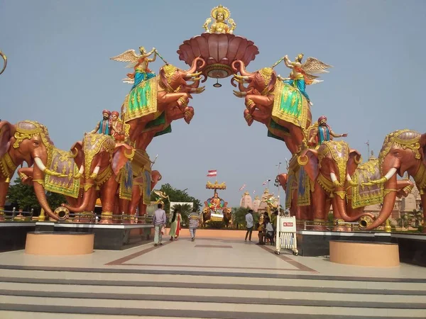 Swaminarayan Temple Nilakhanth Dhan Poicha Gujarat India — Foto de Stock