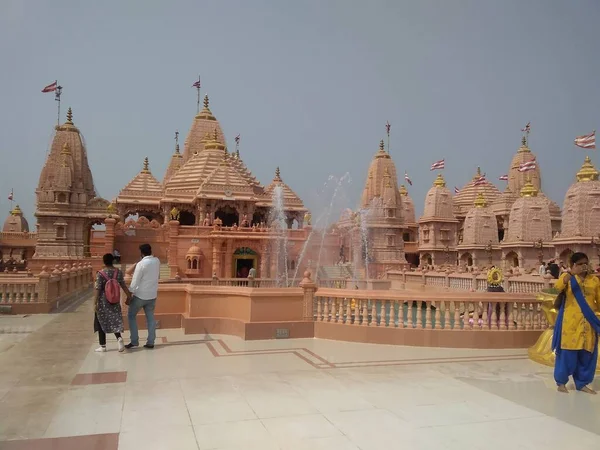 Swaminarayan Temple Nilakhanth Dhan Poicha Gujarat India —  Fotos de Stock