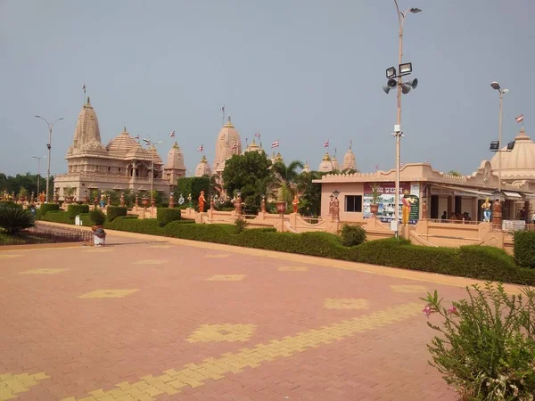 Swaminarayan Chrám Nilakhanth Dhan Poicha Gujarat Indie — Stock fotografie