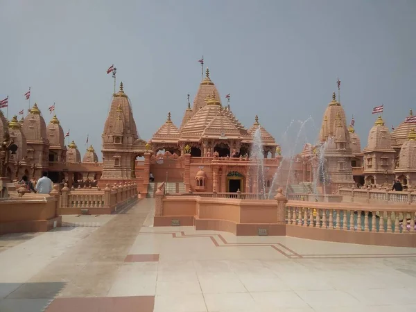 Swaminarayan Temple Nilakhanth Dhan Poicha Gujarat India —  Fotos de Stock