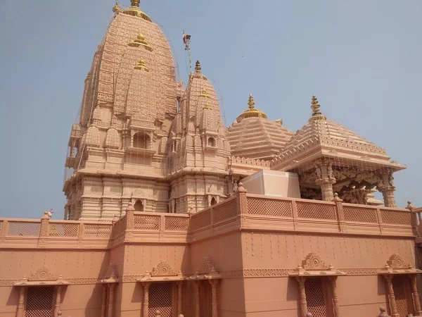 Swaminarayan Tempel Nilakhanth Dhan Poicha Gujarat Indien — Stockfoto