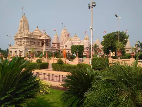 Swaminarayan Tempel Nilakhanth Dhan Poicha Gujarat India — Stockfoto