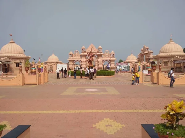 Swaminarayan Tempel Nilakhanth Dhan Poicha Gujarat Indien — Stockfoto