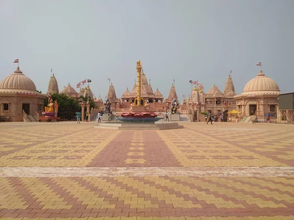 Swaminarayan Tempel Nilakhanth Dhan Poicha Gujarat India — Stockfoto
