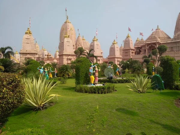 Swaminarayan Chrám Nilakhanth Dhan Poicha Gujarat Indie — Stock fotografie