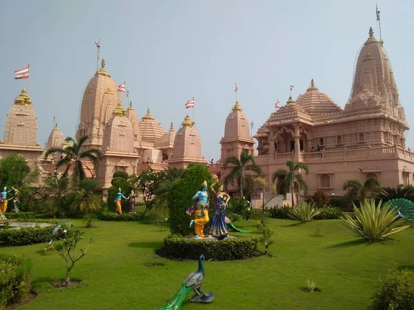 Swaminarayan Temple Nilakhanth Dhan Poicha Gujarat India —  Fotos de Stock