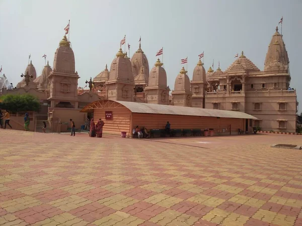 Swaminarayan Temple Nilakhanth Dhan Poicha Gujarat India —  Fotos de Stock