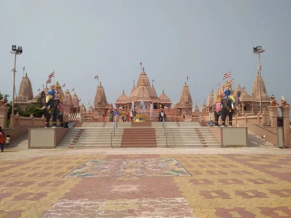 Swaminarayan Tempel Nilakhanth Dhan Poicha Gujarat India — Stockfoto