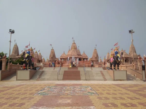 Swaminarayan Temple Nilakhanth Dhan Poicha Gujarat India —  Fotos de Stock