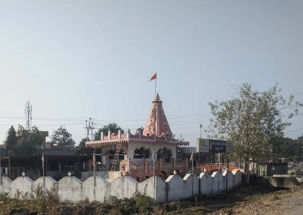 Templo Local Indio Nilakanth Dham Poich Gujarat India —  Fotos de Stock