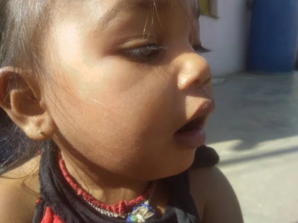 Indian Village Child Vadodara Gujarat India — Stock Photo, Image