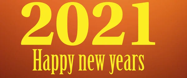 Happy New Year 2021 Design Background — Stock Photo, Image