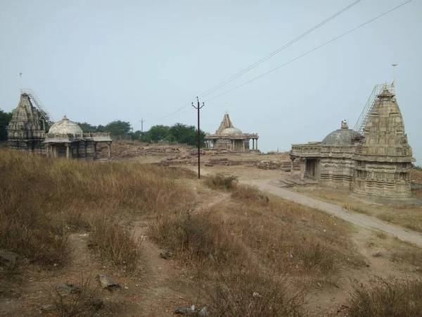 Vanha Hindu Temppeli Pavagadh Champaner Gujarat Intia — kuvapankkivalokuva