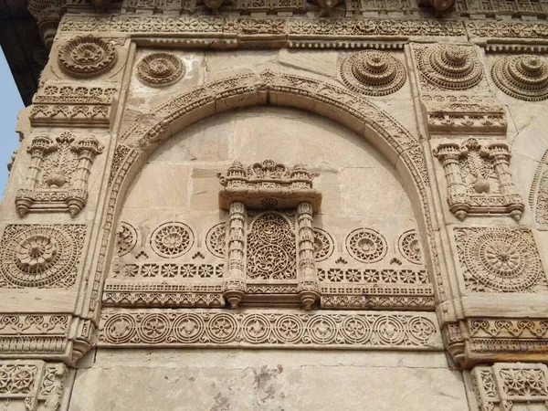Vecchio Palazzo Rovine Pavagadh Champaner Gujarat India — Foto Stock