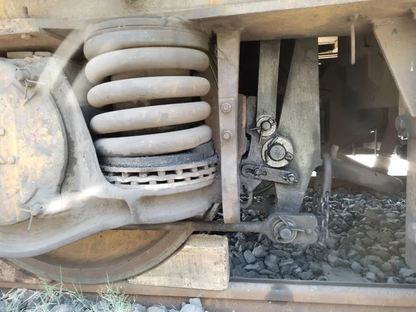 Индийский Железнодорожный Двигатель Вадодара Гуджарат — стоковое фото
