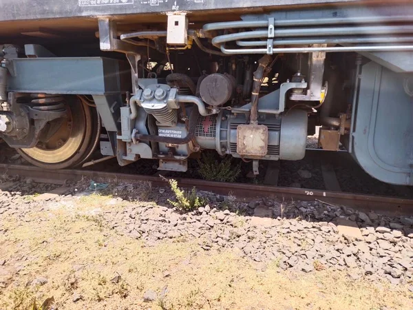 Indian Railway Engine Vadodara Gujarat — Stock Photo, Image