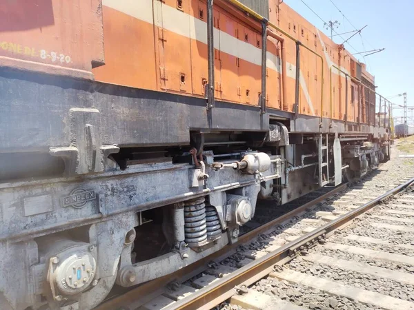 Indian Railway Engine Vadodara Gujarat — Stock Photo, Image