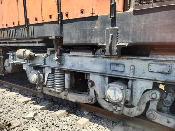 来自Vadodara Gujarat的印度铁路发动机 — 图库照片