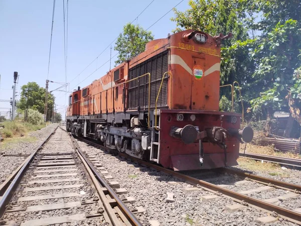 Indian railway engine from Vadodara Gujarat