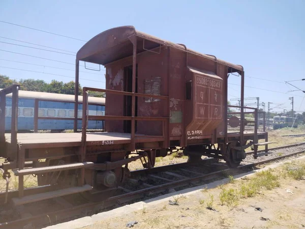 Indický Železniční Motor Vadodara Gujarat — Stock fotografie