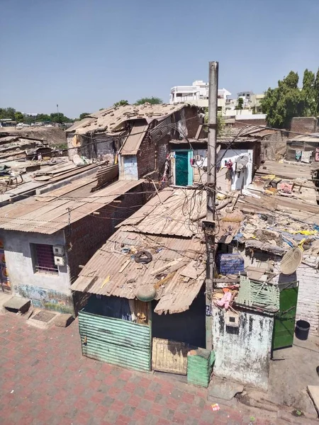 Indian Poor Village Home — 图库照片