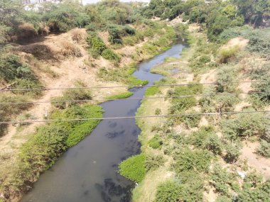 Orman tepeleri ve nehir