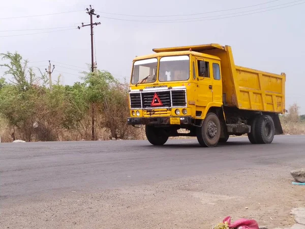 Vadodara Gujarat Mayıs 2021 Hint Kamyonu — Stok fotoğraf