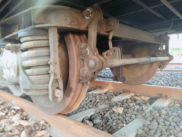 Indian Railway Engine Gujarat — Stock Photo, Image