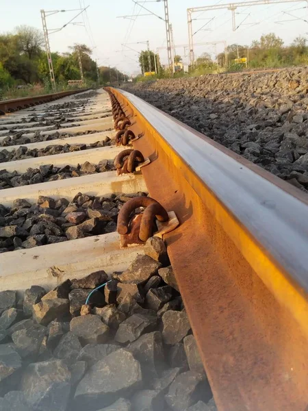 Indian Railway Engine Vadodara Gujarat — Stock Photo, Image