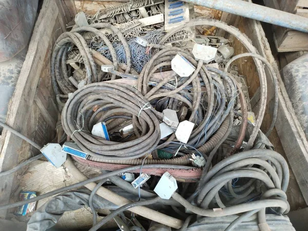 电力电缆存量 — 图库照片