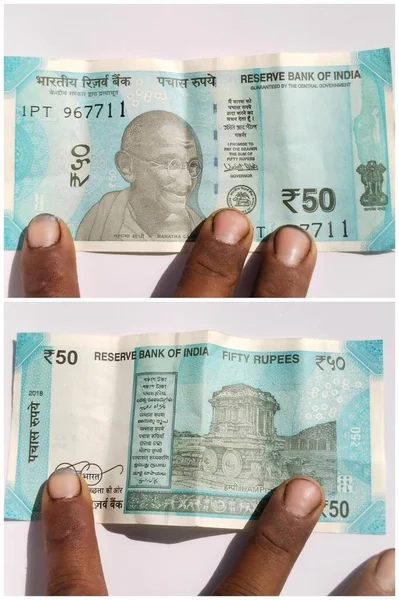 Vadodara Gujarat Mai 2021 Pièces Monnaie Indienne Fond Blanc — Photo