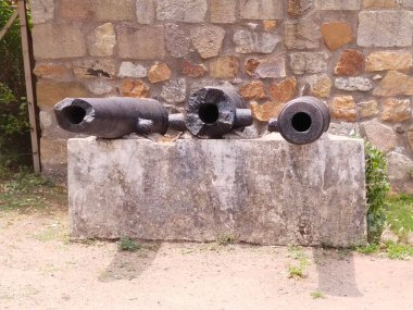 Vadodara Gujarat 'tan eski saray harabeleri