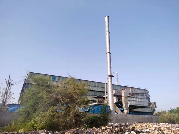 Industriële Installatie Schoorsteen — Stockfoto