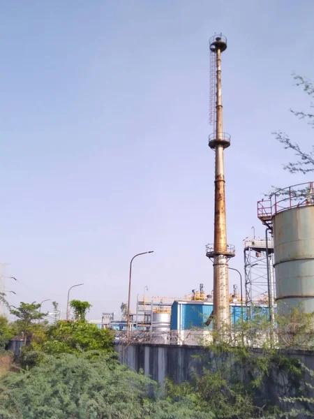 Industry Plant Chimney — Photo