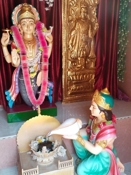 Statue Dieu Hindou Krishna — Photo