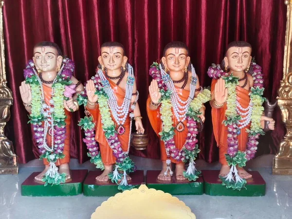 Ινδουιστικό Άγαλμα Του Θεού Ράντα Κρίσνα — Φωτογραφία Αρχείου