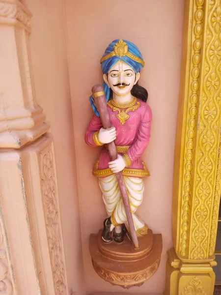 Индуистская Статуя Бога Радхи Кришны — стоковое фото