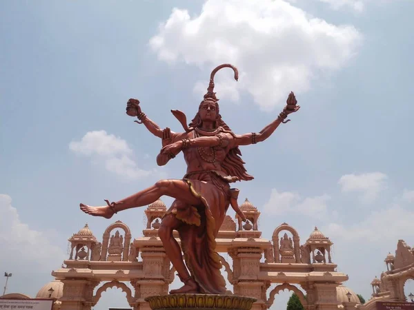Ινδουιστικό Άγαλμα Του Θεού Ράντα Κρίσνα — Φωτογραφία Αρχείου