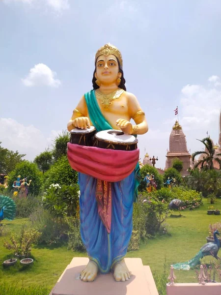Estatua Dios Hindú Radha Krishna — Foto de Stock