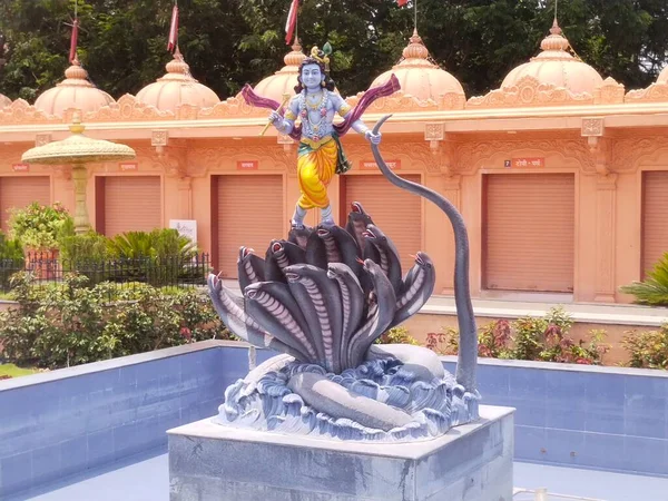 Hindu God Statue Nilkanth Dham Poicha Gujarat India — Stock Photo, Image