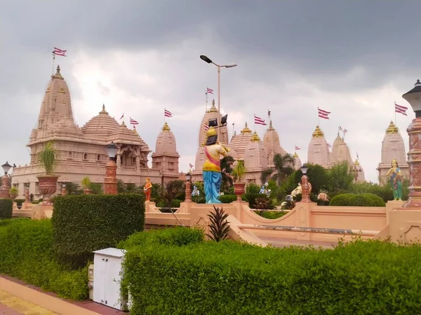 Hermoso Templo Hindú Lugar Histórico Vadodara Gujarat India — Foto de Stock