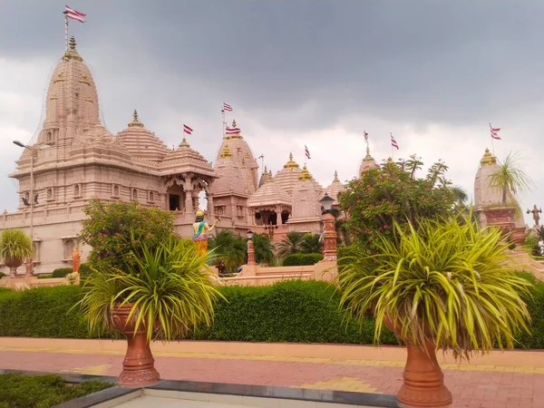 Hermoso Templo Hindú Lugar Histórico Vadodara Gujarat India —  Fotos de Stock