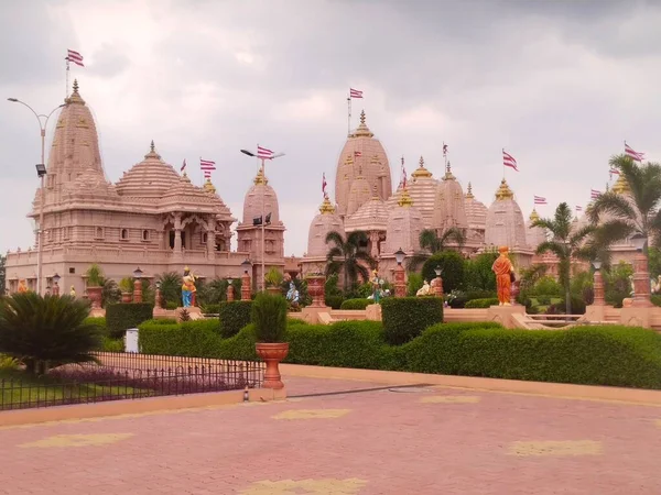 Hermoso Templo Hindú Lugar Histórico Vadodara Gujarat India — Foto de Stock