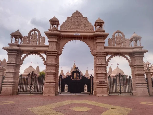 Hermoso Templo Hindú Lugar Histórico Vadodara Gujarat India —  Fotos de Stock